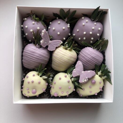 Клубника в шоколаде 9 штук подарок любимым