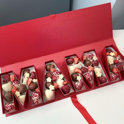 Клубника в шоколаде подарок Маме Пенал