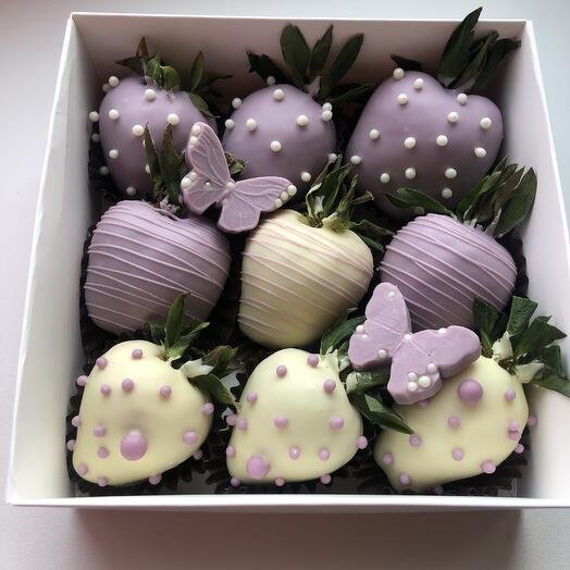 Клубника в шоколаде 9 штук подарок любимым